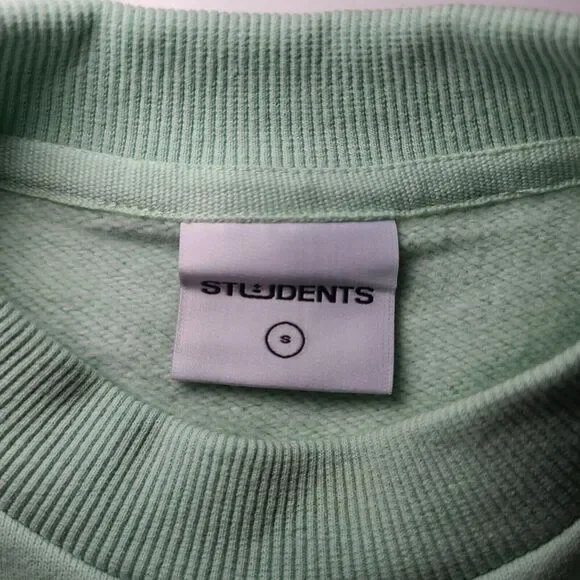 NWT Students Golf Eagle Season Cotton Crewneck Sweater Peabody Green Men's Small